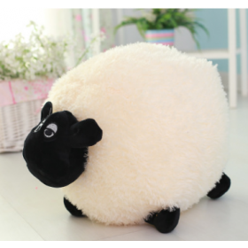 round sheep plush