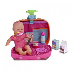 Baby Doll With Accessories Nenuco Trolley Famosa